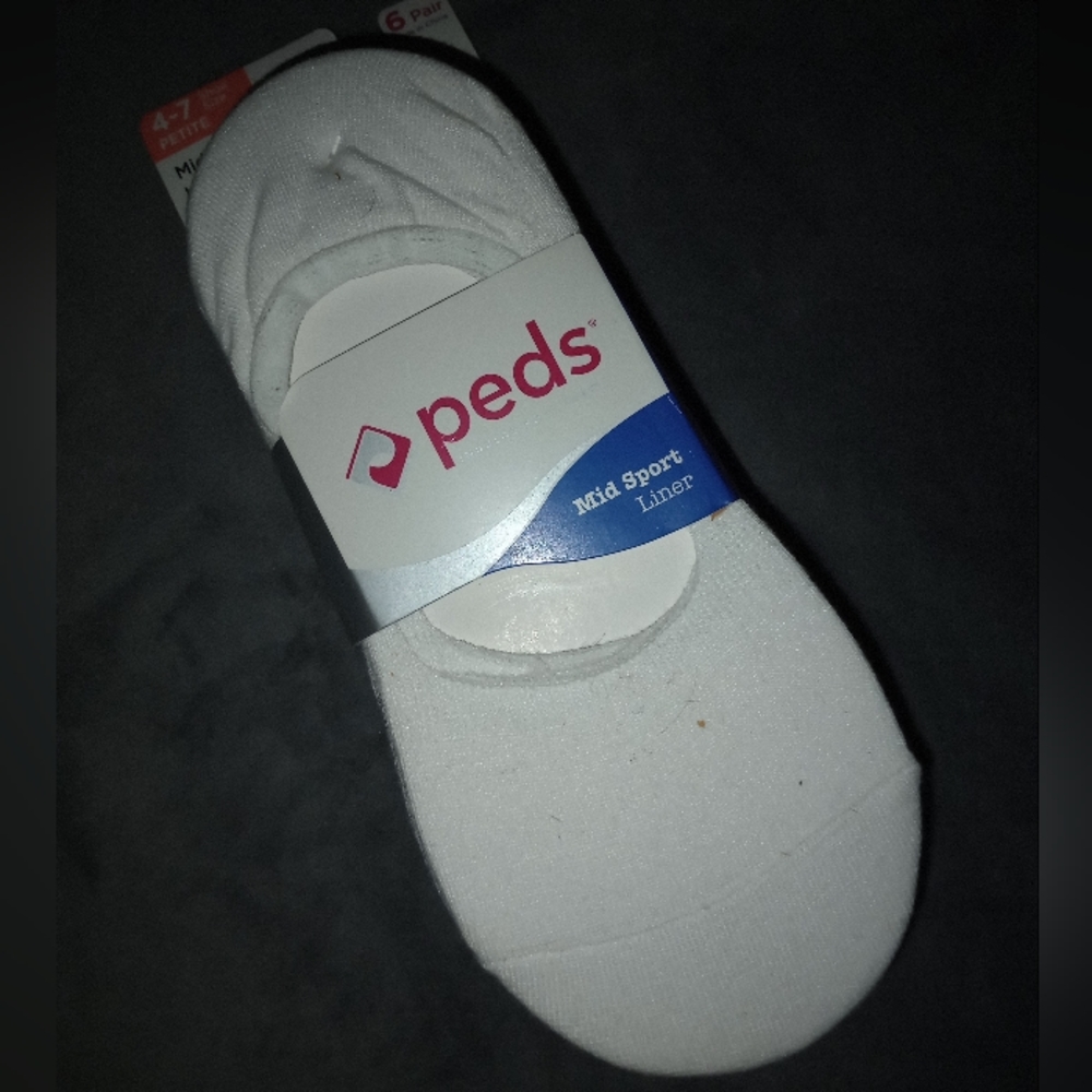 New 6 Pack of No-Show Socks